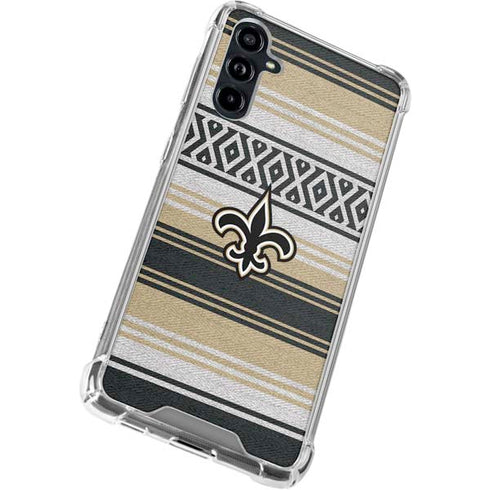 NFL New Orleans Saints Trailblazer Galaxy A54 5G Clear Case