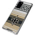 NFL New Orleans Saints Trailblazer Galaxy Note20 5G Clear Case