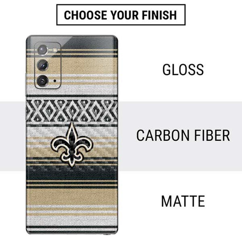 NFL New Orleans Saints Trailblazer Galaxy Note20 5G Skin