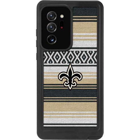 NFL New Orleans Saints Trailblazer Galaxy Note20 Ultra 5G Waterproof Case