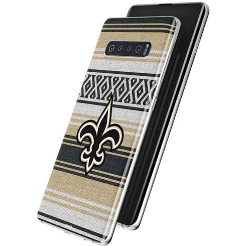 NFL New Orleans Saints Trailblazer Galaxy S10 Skin