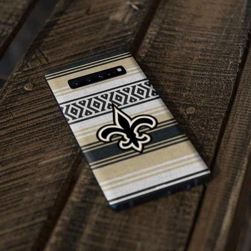 NFL New Orleans Saints Trailblazer Galaxy S10 Skin