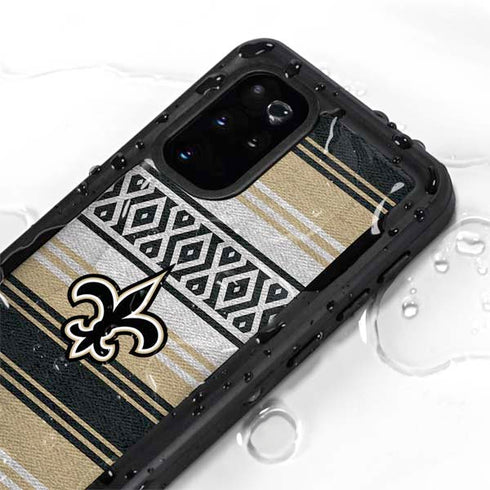 NFL New Orleans Saints Trailblazer Galaxy S20 Plus Waterproof Case