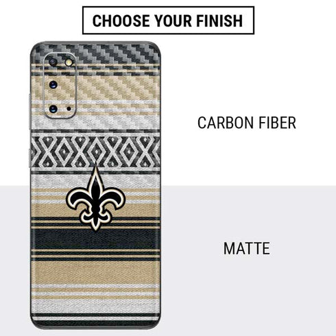 NFL New Orleans Saints Trailblazer Galaxy S20 Skin