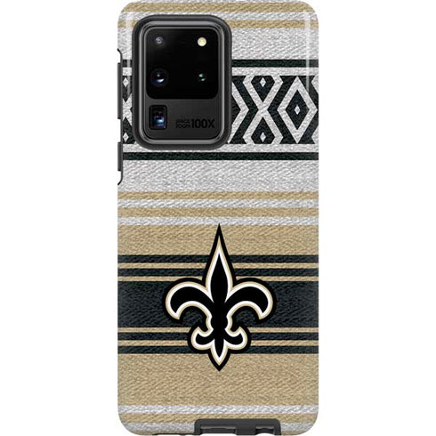 NFL New Orleans Saints Trailblazer Galaxy S20 Ultra 5G Pro Case