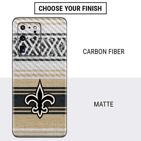NFL New Orleans Saints Trailblazer Galaxy S20 Ultra 5G Skin