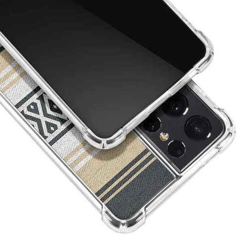 NFL New Orleans Saints Trailblazer Galaxy S21 Ultra 5G Clear Case