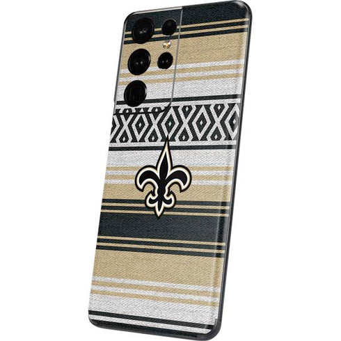 NFL New Orleans Saints Trailblazer Galaxy S21 Ultra 5G Skin