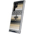 NFL New Orleans Saints Trailblazer Galaxy S22 Ultra Clear Case