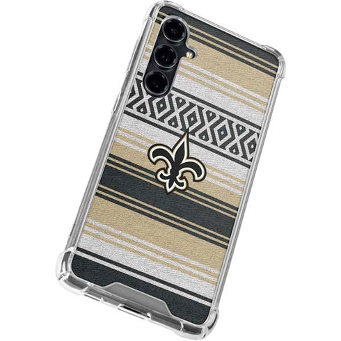 NFL New Orleans Saints Trailblazer Galaxy S23 FE Clear Case