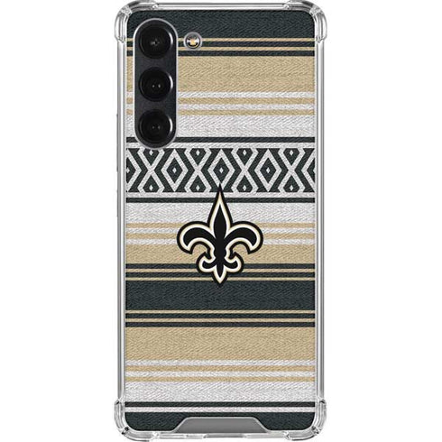 NFL New Orleans Saints Trailblazer Galaxy S23 Plus Clear Case