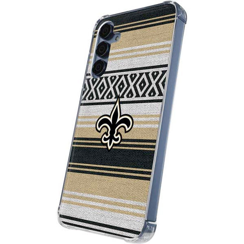 NFL New Orleans Saints Trailblazer Galaxy S24 Clear Case