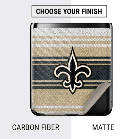 NFL New Orleans Saints Trailblazer Galaxy Z Flip Skin