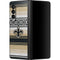 NFL New Orleans Saints Trailblazer Galaxy Z Fold3 5G Skin