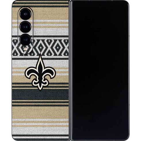 NFL New Orleans Saints Trailblazer Galaxy Z Fold4 5G Skin