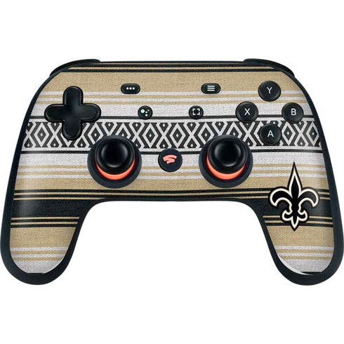 NFL New Orleans Saints Trailblazer Google Stadia Controller Skin