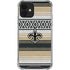 NFL New Orleans Saints Trailblazer iPhone 12 Mini Clear Case