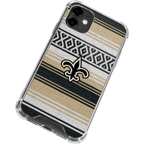 NFL New Orleans Saints Trailblazer iPhone 12 Mini Clear Case