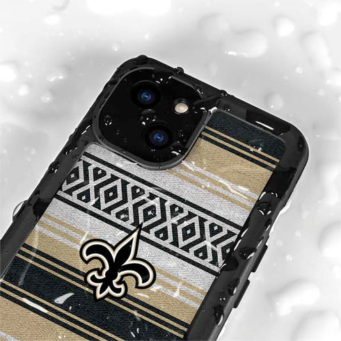 NFL New Orleans Saints Trailblazer iPhone 13 Mini Waterproof Case