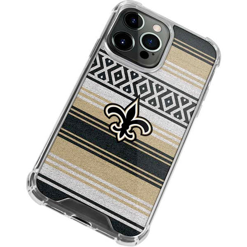 NFL New Orleans Saints Trailblazer iPhone 13 Pro Max Clear Case