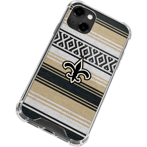NFL New Orleans Saints Trailblazer iPhone 14 Clear Case