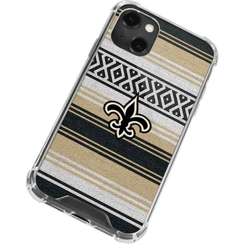 NFL New Orleans Saints Trailblazer iPhone 14 Plus Clear Case