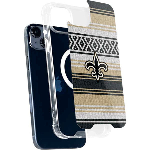 NFL New Orleans Saints Trailblazer iPhone 15 Plus MagSafe Case