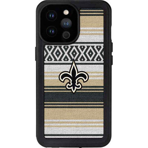 NFL New Orleans Saints Trailblazer iPhone 14 Pro Max Waterproof Case