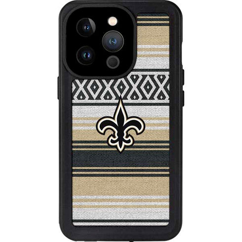 NFL New Orleans Saints Trailblazer iPhone 14 Pro Waterproof Case