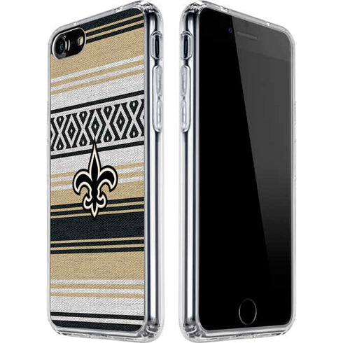 NFL New Orleans Saints Trailblazer iPhone SE (2nd & 3rd Gen) Clear Case