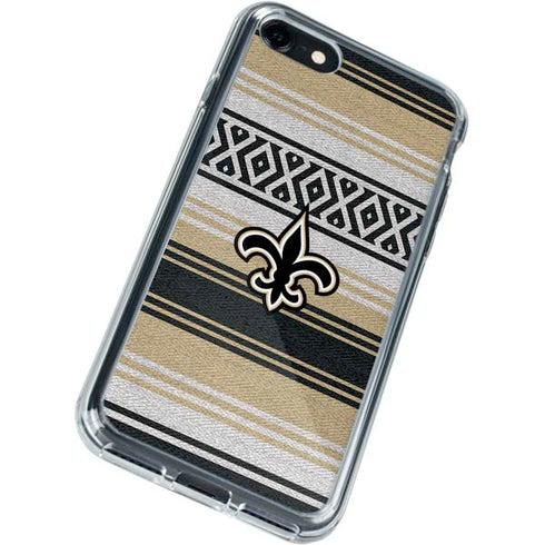 NFL New Orleans Saints Trailblazer iPhone SE (2nd & 3rd Gen) Clear Case