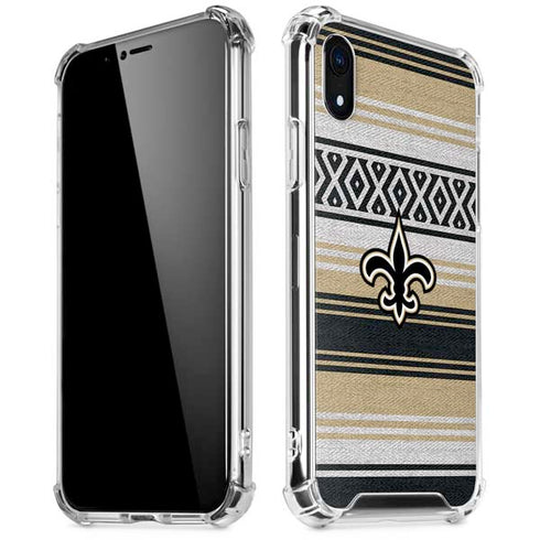 NFL New Orleans Saints Trailblazer iPhone XR Clear Case