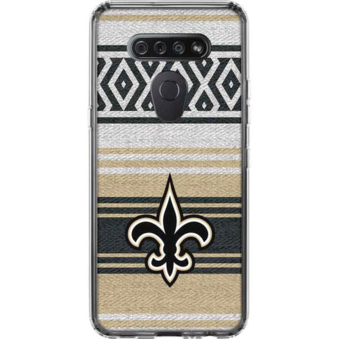 NFL New Orleans Saints Trailblazer LG K51/Q51 Clear Case
