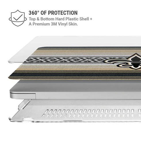 NFL New Orleans Saints Trailblazer MacBook Air 13in M1 (2021) Case plus Skin