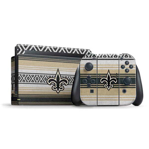 NFL New Orleans Saints Trailblazer Nintendo Switch Bundle Skin