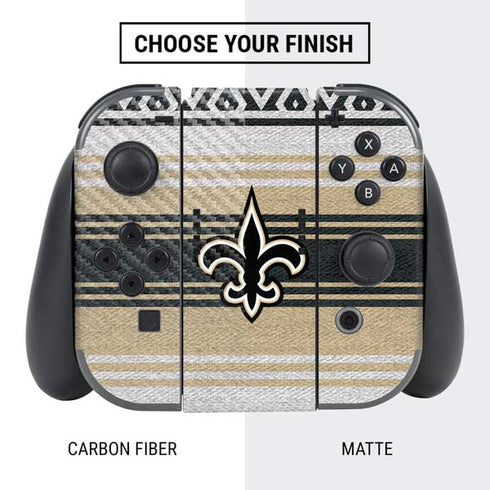 NFL New Orleans Saints Trailblazer Nintendo Switch Bundle Skin