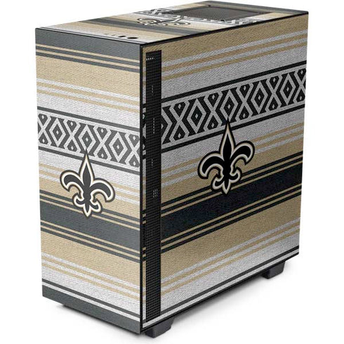 NFL New Orleans Saints Trailblazer NZXT H510 Compact ATX Mid-Tower Case Skin