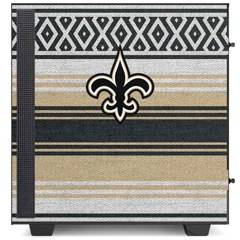 NFL New Orleans Saints Trailblazer NZXT H510 Compact ATX Mid-Tower Case Skin