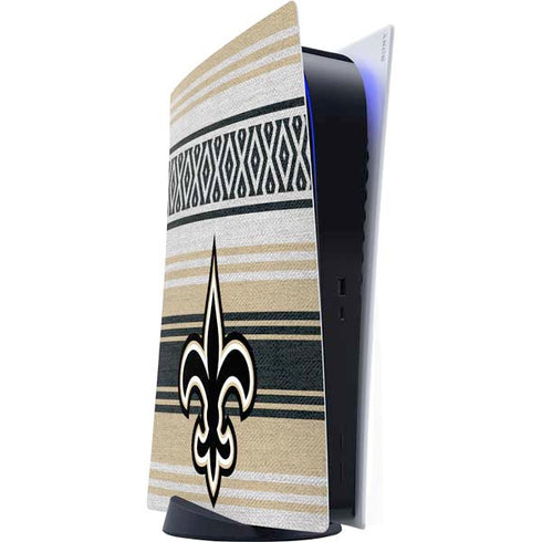 NFL New Orleans Saints Trailblazer PS5 Digital Edition Console Skin