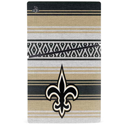 NFL New Orleans Saints Trailblazer PS5 Slim Disk Bundle Skin