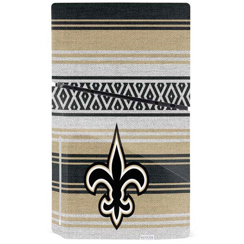 NFL New Orleans Saints Trailblazer PS5 Slim Disk Bundle Skin