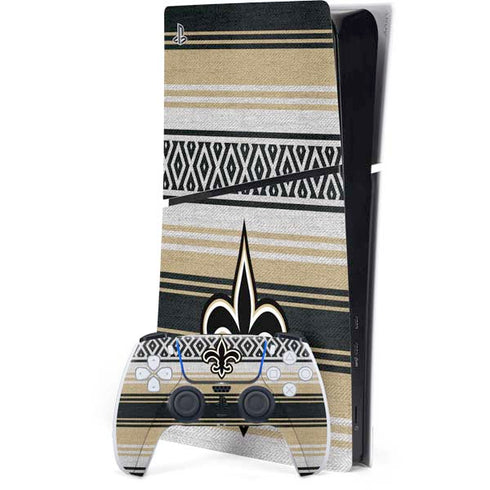 NFL New Orleans Saints Trailblazer PS5 Slim Digital Edition Console Skin