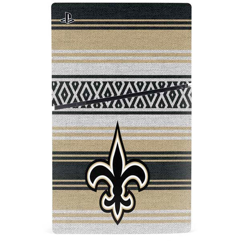 NFL New Orleans Saints Trailblazer PS5 Slim Digital Edition Console Skin