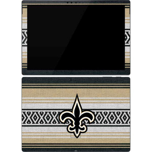 NFL New Orleans Saints Trailblazer Surface Pro 7 Skin