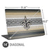 NFL New Orleans Saints Trailblazer Universal Laptop 14in (11.4 x 8.2in) Skin