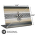 NFL New Orleans Saints Trailblazer Universal Laptop 18in (14.6 x 10.6in) Skin