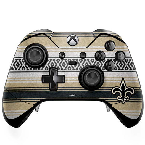 NFL New Orleans Saints Trailblazer Xbox One Elite Controller Skin