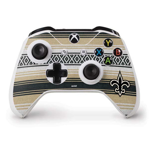 NFL New Orleans Saints Trailblazer Xbox One S Controller Skin