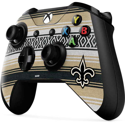 NFL New Orleans Saints Trailblazer Xbox One X Controller Skin