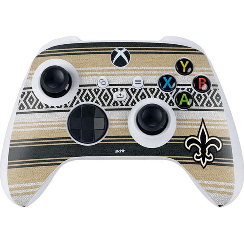 NFL New Orleans Saints Trailblazer Xbox Series S Controller Skin